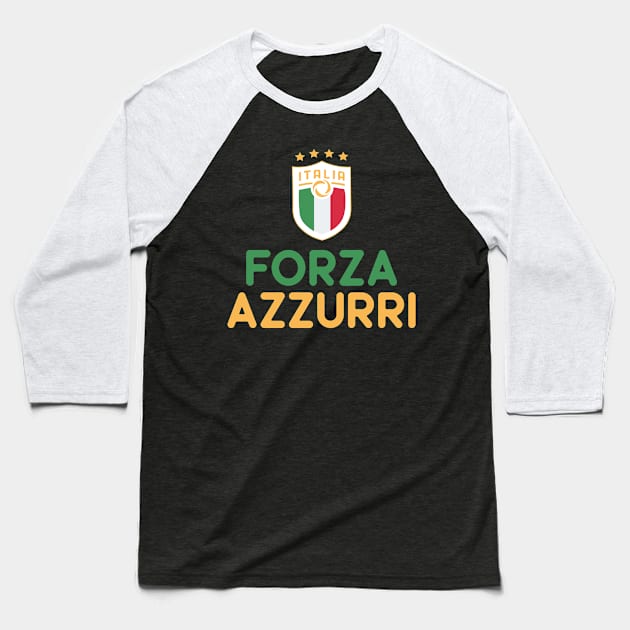 Forza Azzurri 2021 Champions Baseball T-Shirt by mo designs 95